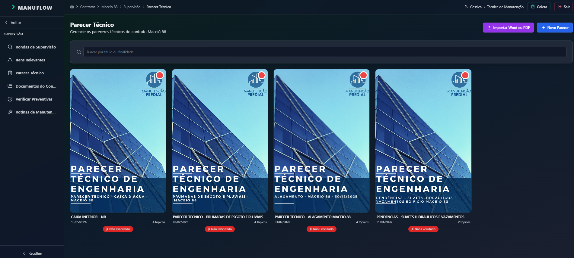 Pareceres Técnicos